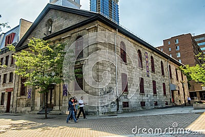 Montreal Chinatown Holy Sspirit church Editorial Stock Photo