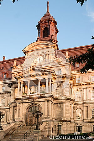 Montreal City Hall Editorial Stock Photo