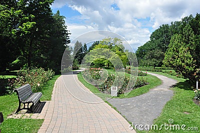 Montreal Park Botanic Gardens, Quebec, Canada Stock Photo