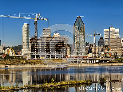 Montreal Peel Basin Editorial Stock Photo