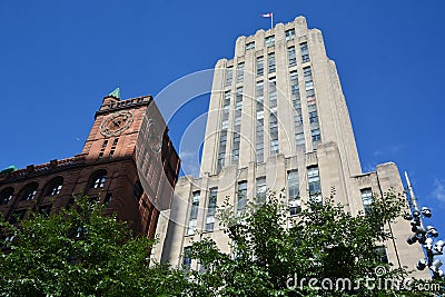 The Aldred Building or Edifice La Prevoyance Editorial Stock Photo