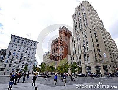 The Aldred Building or Edifice La Prevoyance Editorial Stock Photo