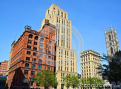 The Aldred Building or Edifice La Prevoyance Editorial Stock Photo