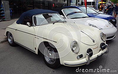 The Porsche 356 is a luxury sports car Editorial Stock Photo