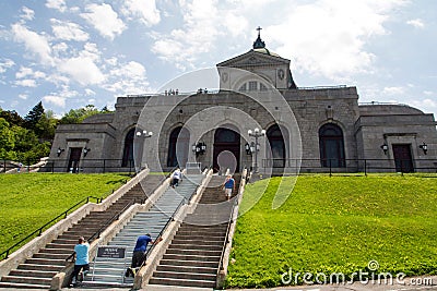 Montreal, Saint Joseph`s Oratory Editorial Stock Photo