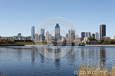 Montreal Skyline Stock Photo