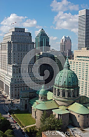 Montreal Skyline by Day Stock Photo
