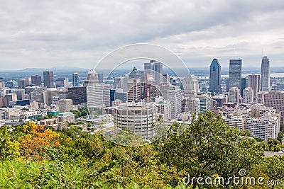 Montreal skyline Stock Photo