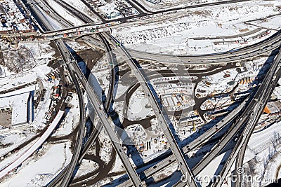 Montreal Turcot interchange project Editorial Stock Photo