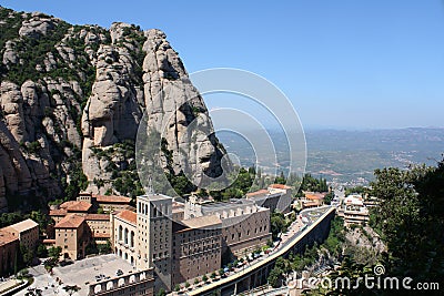 Montserrat mountain Stock Photo