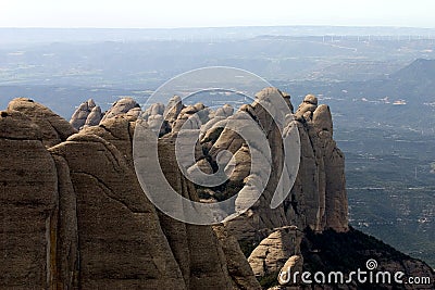 Montserrat mountain Stock Photo