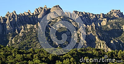 Montserrat mountain Stock Photo