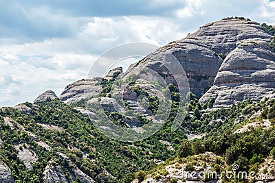 Montserrat in Spain Stock Photo