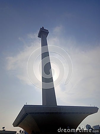Monumen Nasional & x28;Monas& x29; Stock Photo