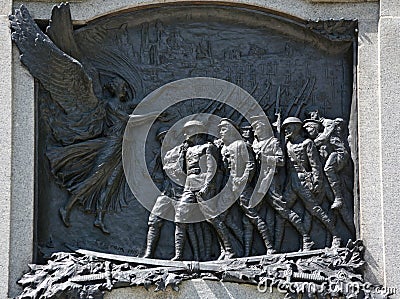 Monument aux braves Editorial Stock Photo