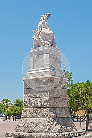 Monument for the Capetonians in the Anglo-Boer War Editorial Stock Photo