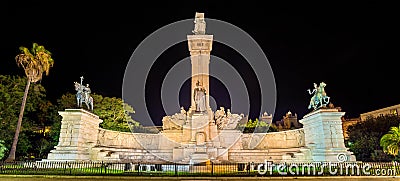 Monument of the 1812 Constitution in Cadiz, Spain Stock Photo