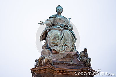 Monument of empress Maria Theresia in Vienna Editorial Stock Photo