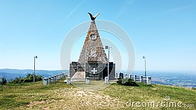 A monument for fallen fighters Gucevo Editorial Stock Photo