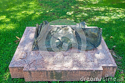 Monument in the form of a book Editorial Stock Photo