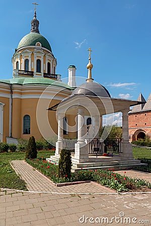 Monument-gravestone blessed Ryazan Prince Fyodor Stock Photo
