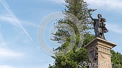 Monument in homage to Josefa Ortiz de Dominguez Editorial Stock Photo