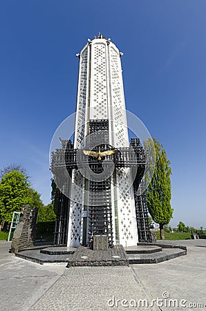 The monument of national tragedy in Kiev, Ukraine Editorial Stock Photo