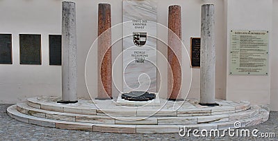 Monument Place of Carinthian Unity Editorial Stock Photo
