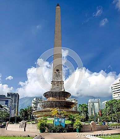 Plaza Francia Caracas Venezuela Editorial Stock Photo