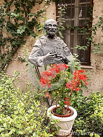 Monument to Blessed Charles de Foucauld Eugene (1858 -1916) near Editorial Stock Photo