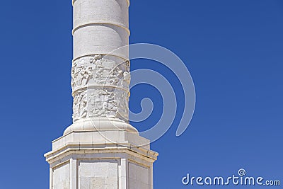 Monument to Discoverers (Monumento a los Descubridores), Palos de la Frontera, Province of Huelva, Andalusia, Spain Stock Photo