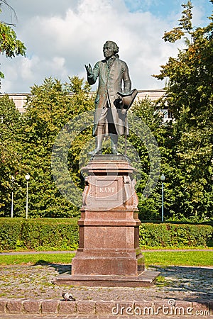 Monument to Emmanuel Kant. Stock Photo