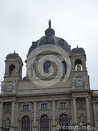 Beautiful Maria-Theresien-Platz, Vienna, Austria. Stock Photo