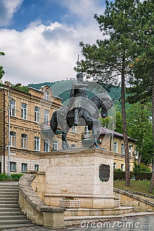 Monument to Ermolov, Pyatigorsk, Russia Editorial Stock Photo