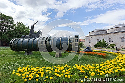 Fatih Sultan Mehmet memorial Editorial Stock Photo