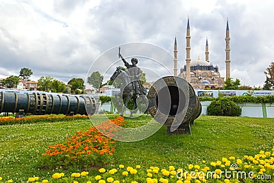 Fatih Sultan Mehmet memorial Editorial Stock Photo