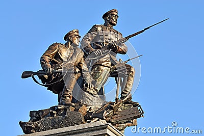 Monument to Heroes of First world war. Kaliningrad (former Koenigsberg), Russia Stock Photo