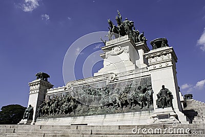 Monument to the Independence of Brazil Stock Photo