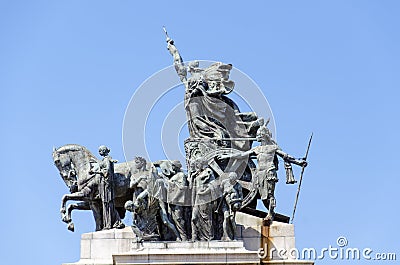 Monument to the Independence of Brazil Stock Photo