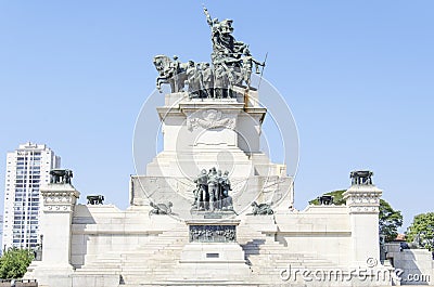 Monument to the Independence of Brazil Stock Photo