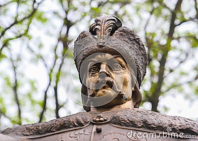 Monument to Ivan Mazepa Editorial Stock Photo