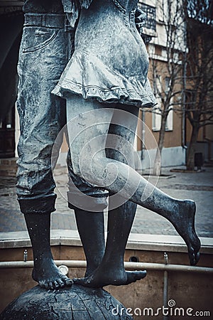 Monument to the Lovers Editorial Stock Photo