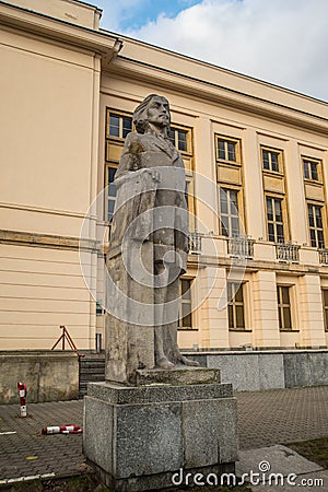 Monument of Paderewski in Bydgoszcz, Poland Stock Photo