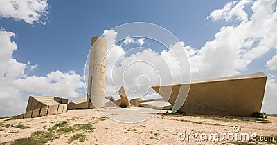 Monument to the Negev Brigade Stock Photo