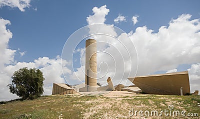 Monument to the Negev Brigade Stock Photo