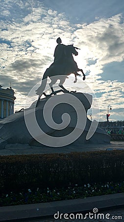 Monument To Peter The Great. Editorial Stock Photo