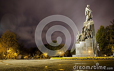 The monument to poet Taras Shevchenko Editorial Stock Photo