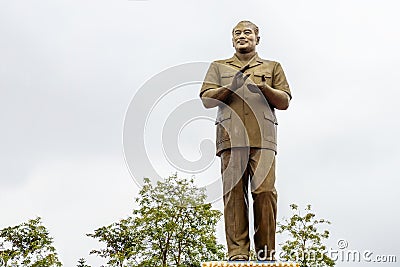 Monument to President Souphanouvong Editorial Stock Photo