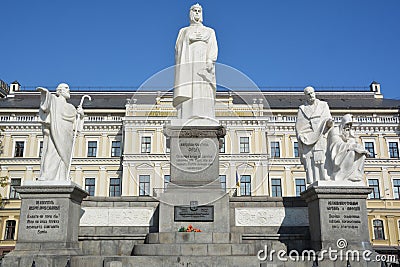 Monument to Princess Olga was opened in 1911 Editorial Stock Photo