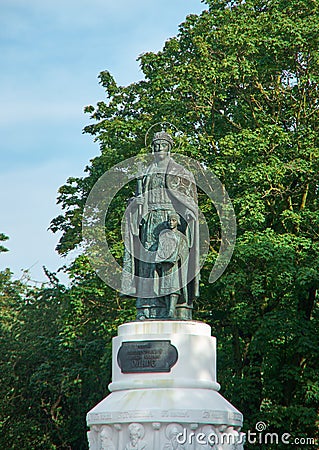 Monument to Saint Princess Olga. Editorial Stock Photo